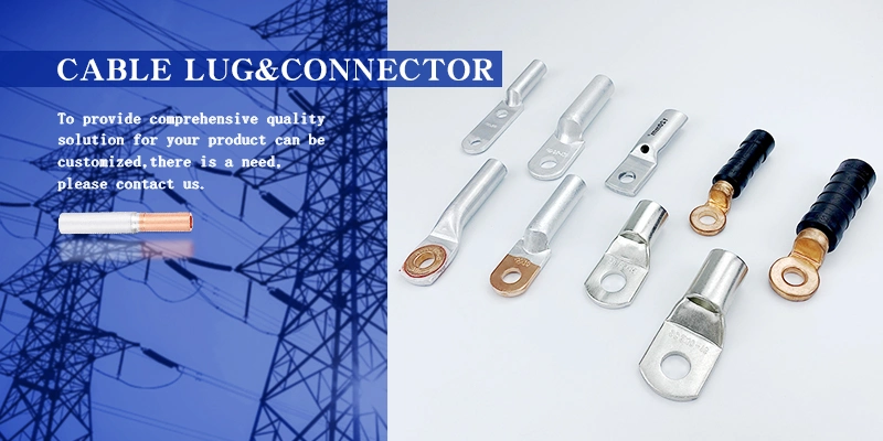 Basiccustomization Sc Series Tinned Connectors Electrical Copper Cable Lugs Tube Terminal