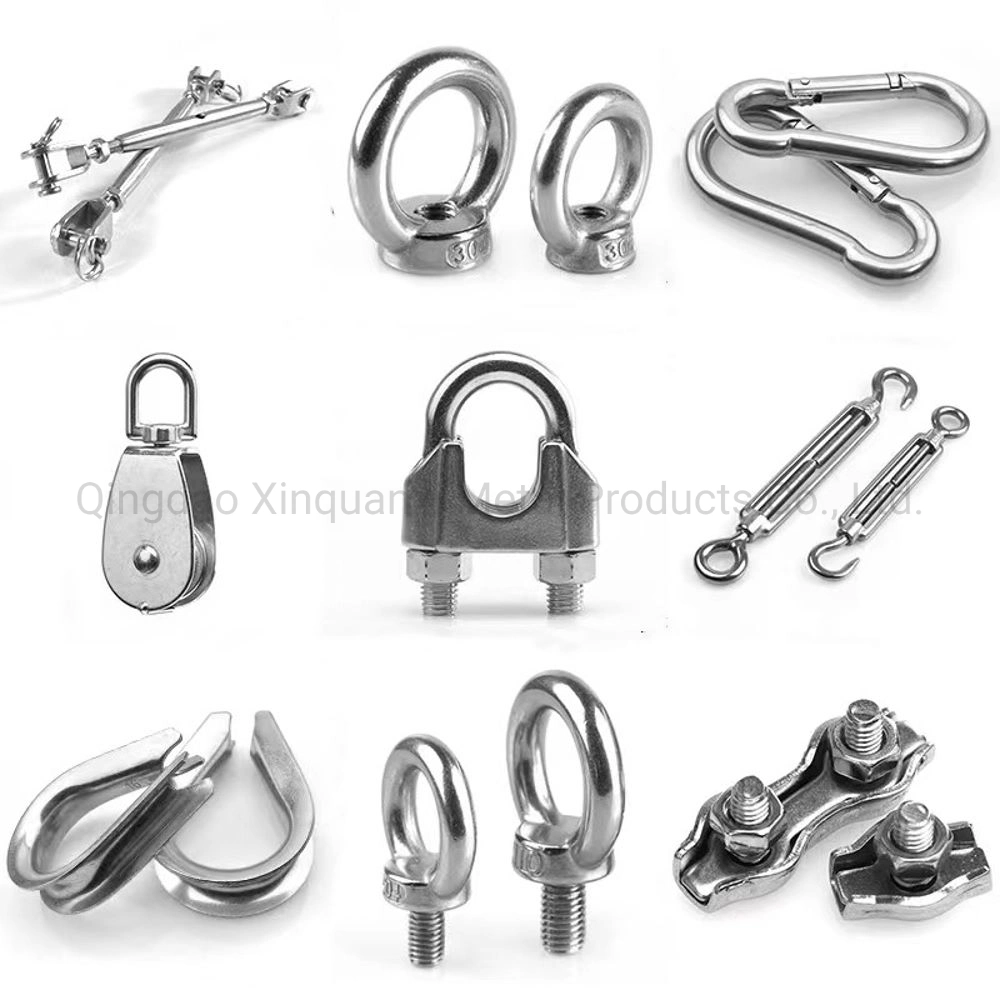 4 Inch Marine Cleat Rigging Hardware Stainless Steel 316 Wire Cable Rope Cleat