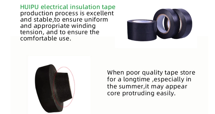 Insulating RoHS Electric Adhesive PVC Electrical Rubber Plastic Insulation Tape
