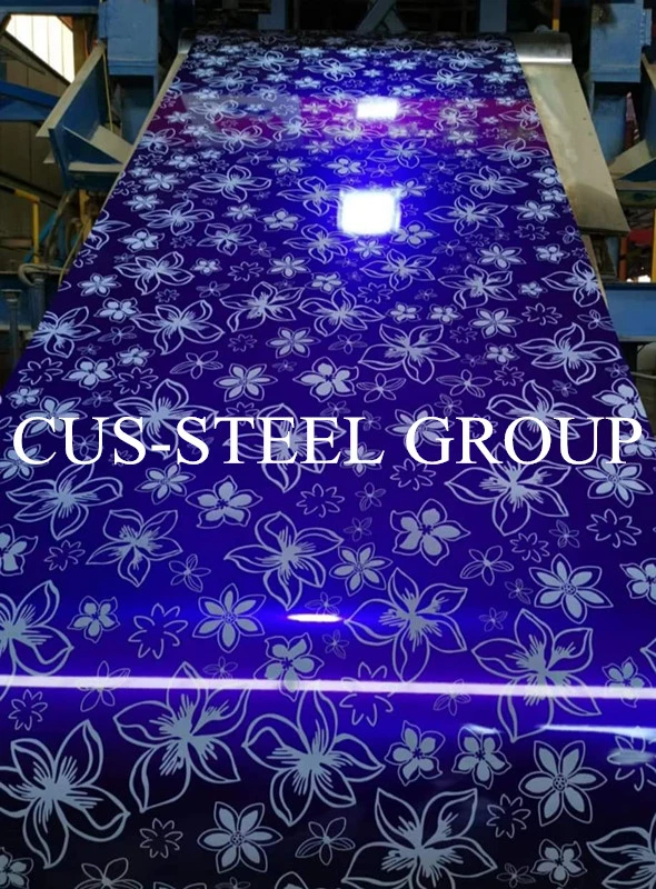 Top Rated Flower Prepainted Galvanized Steel Coil as Decorative Material