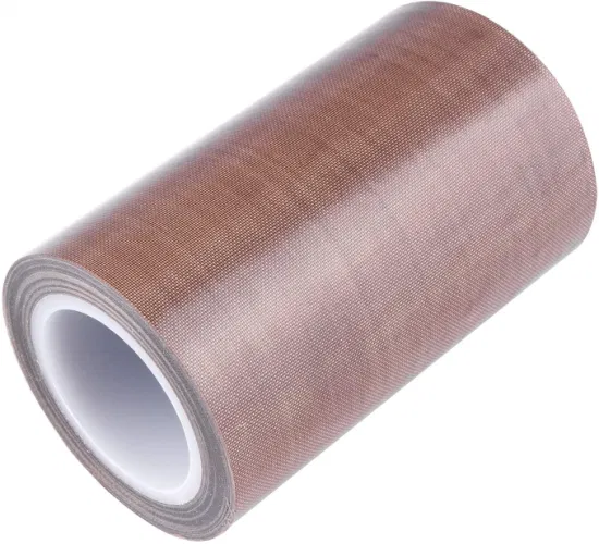 Heat Insulation Fireproof Non Stick Fabric High Performance Heat Resistant Glass Cloth Adhesive Tape for Bag Sealing Machine Tape