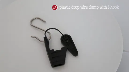 Hot Sales Plastic Fiber Optic Cable Clamp with S Hook